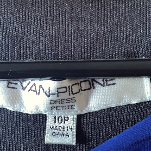 Multi color midi blue dress - Picture 4 of 5